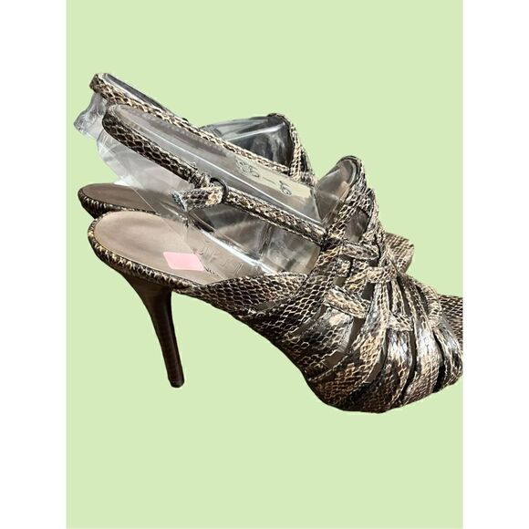 WORTHINGTON Brown/Tan 4” Slingback Heels / SZ: 9M / NWT in original box - Picture 12 of 12